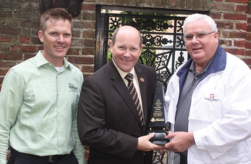 John Smith Jr., MCAA Chairman; Tom Udall (D-NM); Tim O'Toole, MCAA.