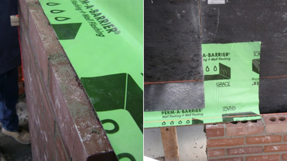 Holding flashing back from the wall face can result in entry points for moisture to penetrate the wall. Holding flashing back from the wall face can result in entry points for moisture to penetrate the wall.