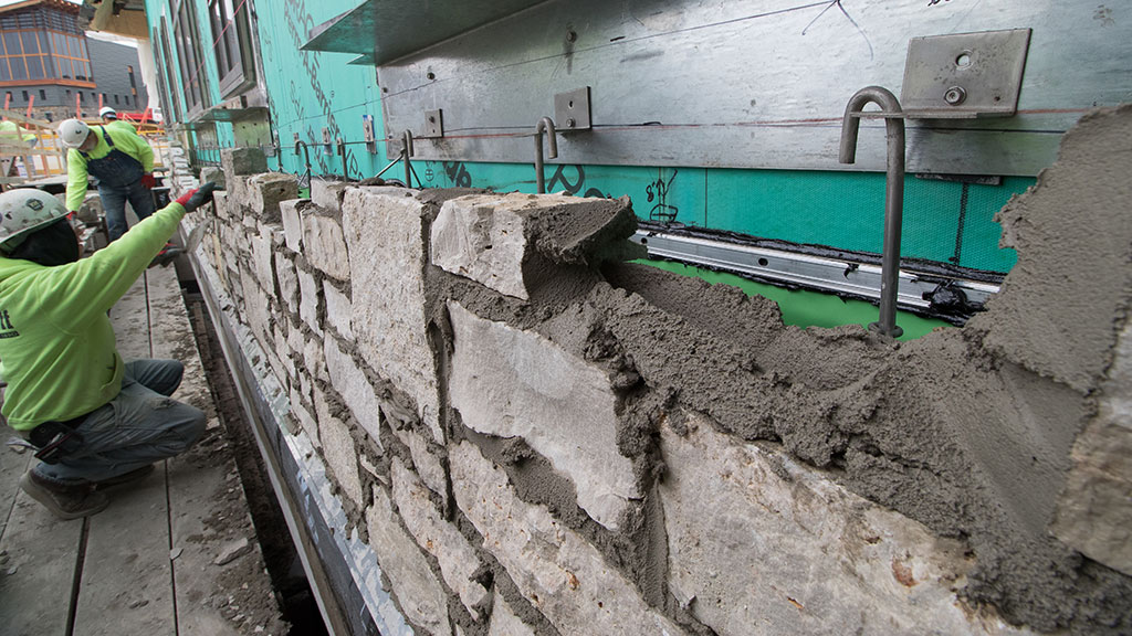 Pre-blended mortar formulations for natural stone can be customized for hard and soft stone.